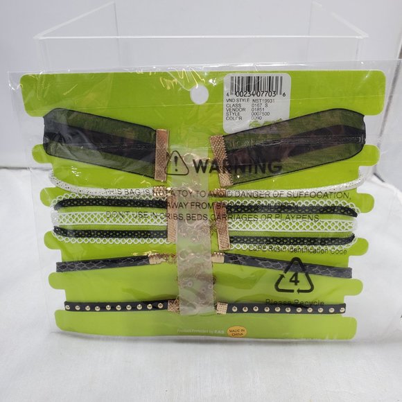 Rue 21 2 cards of 5pc choker neck (total 10pcs) - Picture 6 of 8